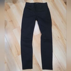 J Brand Women's Size 24 Black Skinny Capri Jeans